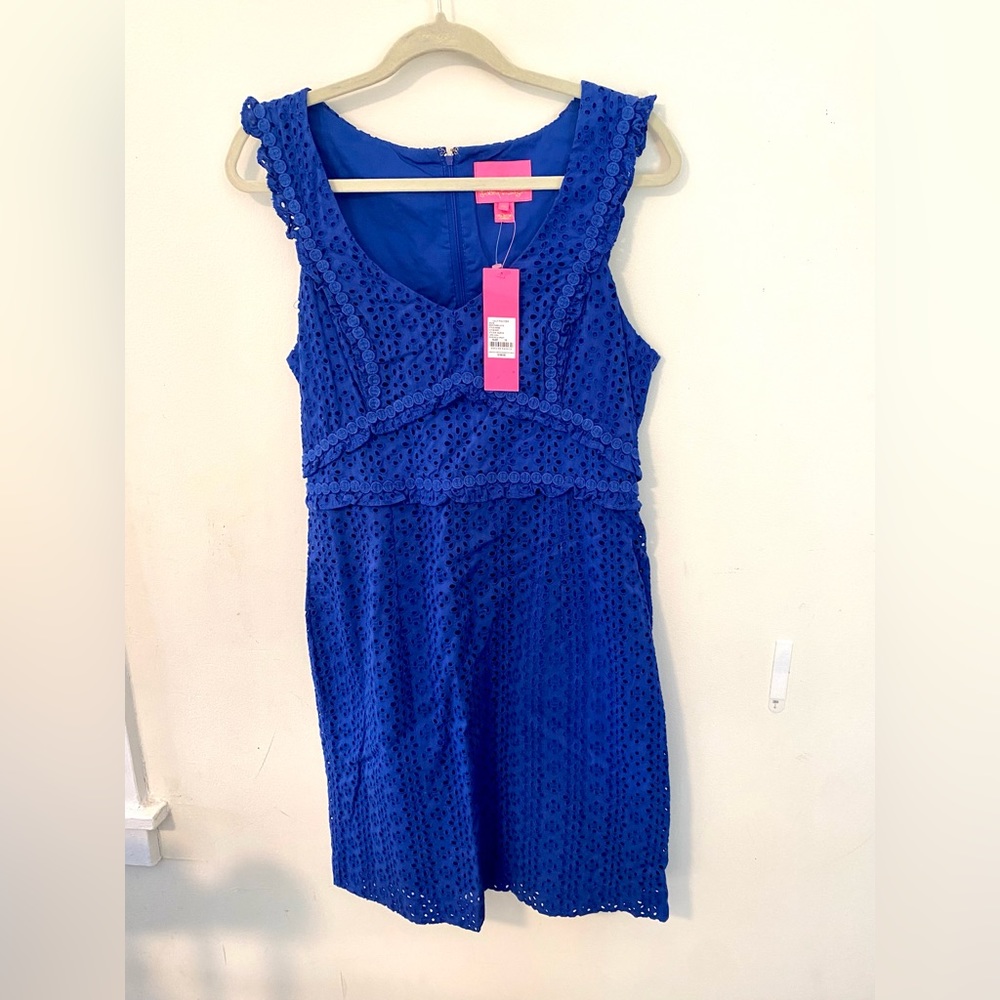 Lilly Pulitzer blue eyelet dress